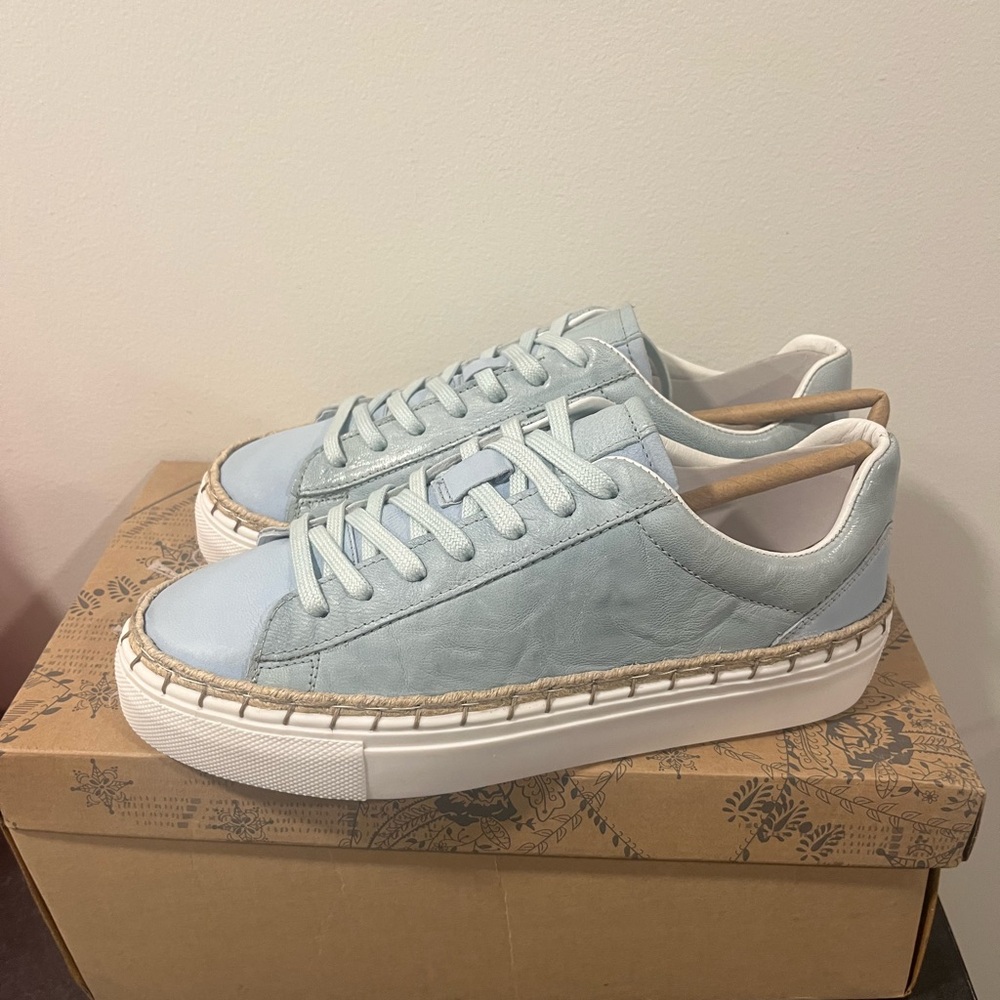 Free People Light Blue Athletic Shoes
